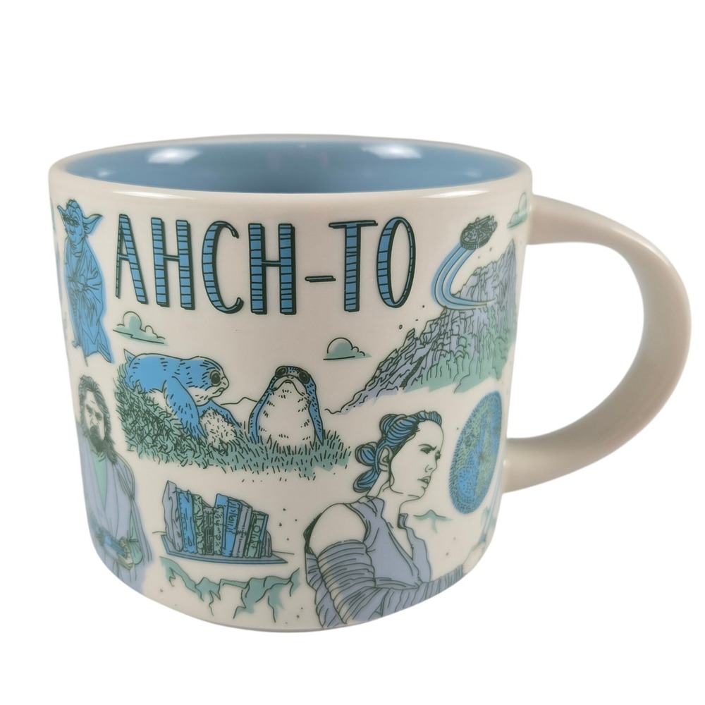 Starbucks Been There Series Star Wars Ahch-To 14oz Mug 2022 Rey Jedi Island